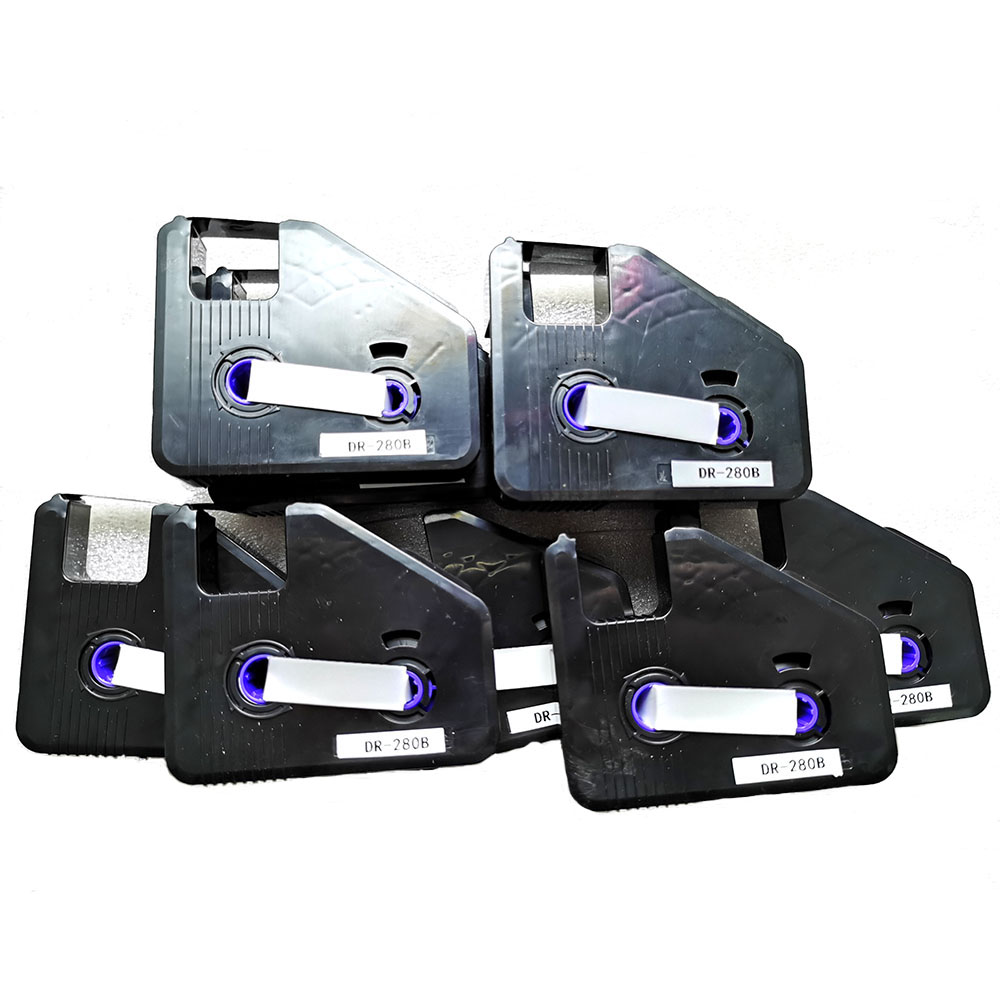 Typewriter Ribbon Roll - 5PCS Ink Ribbon Cassette DR-280B Black