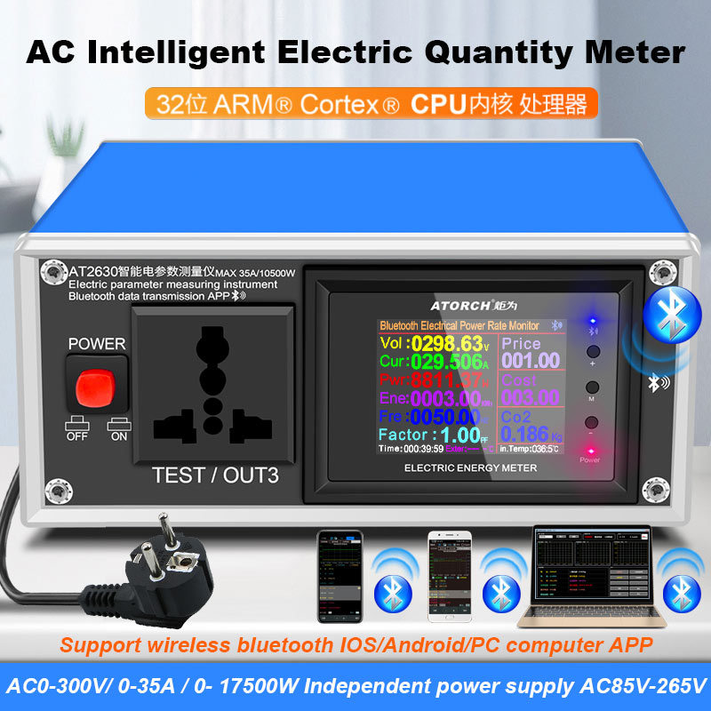Analog Meter Gauge - AT2630 AC Ammeter Voltmeter Digital Wattmeter