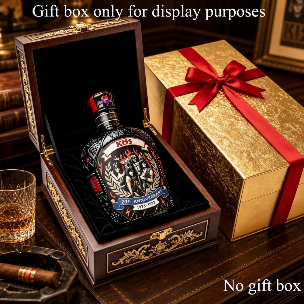 YING-KISS Band Whiskey Decante - Vintage Collectible Liquor Bottles recension och pris
