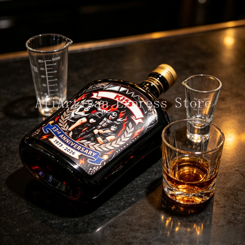 Rock‑Music Inspired Whiskey De - Vintage Collectible Liquor Bottles recension och pris