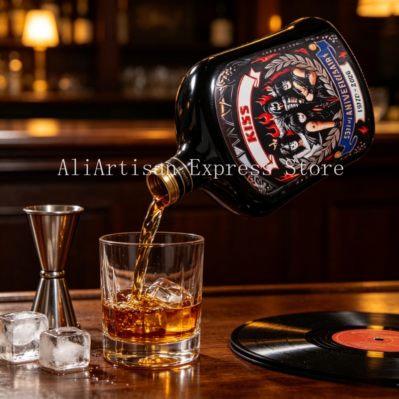 Rock‑Music Inspired Whiskey De - Vintage Collectible Liquor Bottles recension och pris