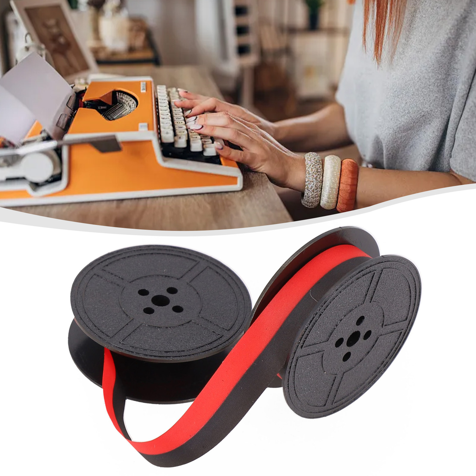 1 Set Typewriter Ink Ribbon Po - Typewriter Ribbon Roll recension och pris