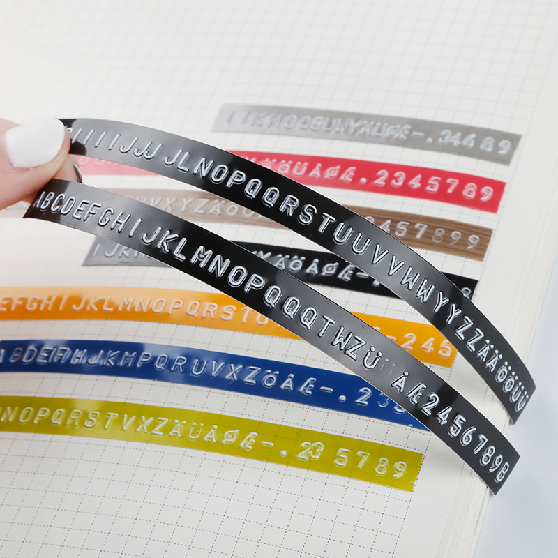 10Rolls 3D Embossing Tape Refi - Typewriter Ribbon Roll recension och pris
