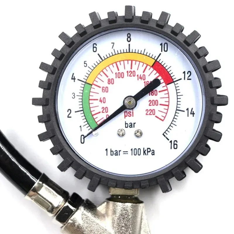 220PSI Tire Pressure Gauge Inf - Analog Meter Gauge recension och pris