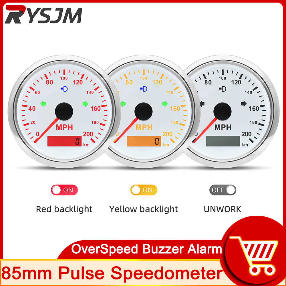 125 200 MPH KMH 85mm Speedomet - Analog Meter Gauge recension och pris