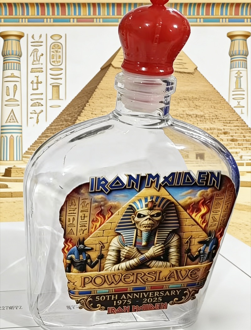 Vintage Rock Themed Mummy Scul - Vintage Collectible Liquor Bottles recension och pris