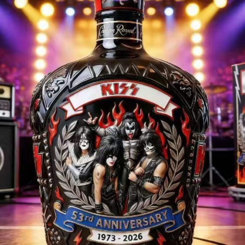 Collectible KISS Band Style Wh - Vintage Collectible Liquor Bottles recension och pris