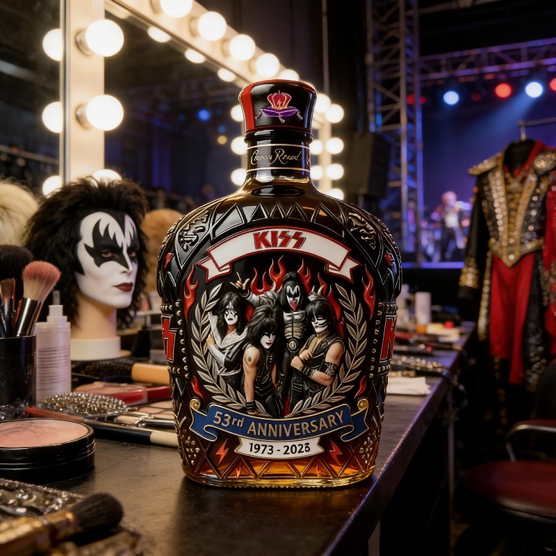 Collectible KISS Band Style Wh - Vintage Collectible Liquor Bottles recension och pris