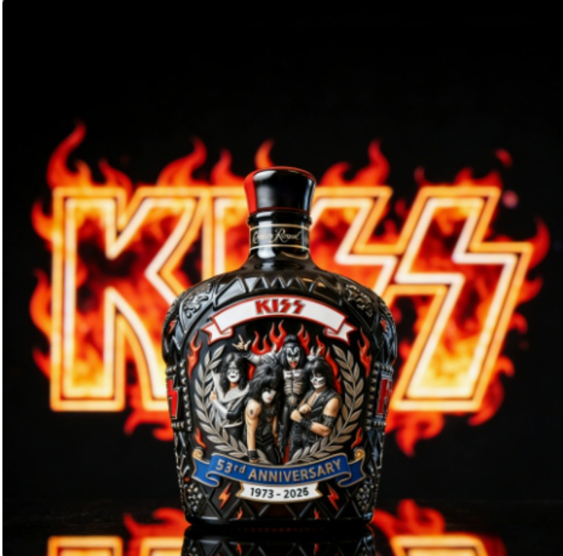 Collectible KISS Band Style Wh - Vintage Collectible Liquor Bottles recension och pris